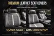 Quality Grey Leather Seat Cover - 3