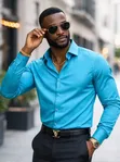 Philipp Plein Plain Golf Neck Shirt - 4