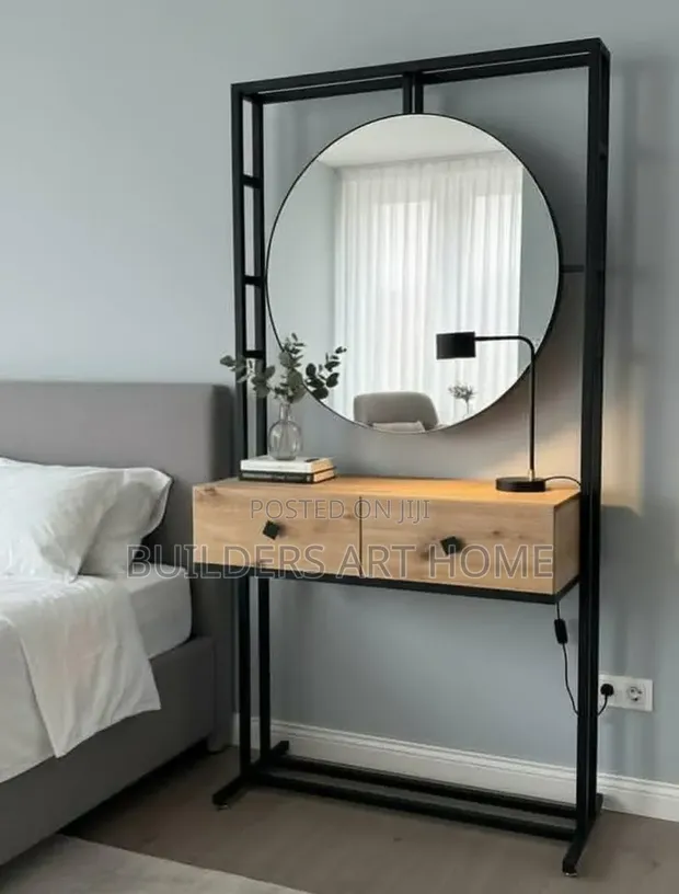 Modern Console Table with Mirror - 1