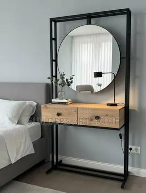 Modern Console Table with Mirror