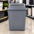 25L Push-Lid Dustbin - Blue, Grey, or Green - 4