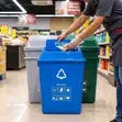 25L Push-Lid Dustbin - Blue, Grey, or Green - 5