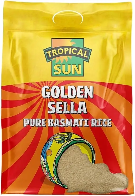 Tropical Sun Golden Sella Basmati Rice 5kg - 1
