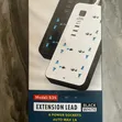 3-Outlet Extension Lead with 3 USB Ports & Type-C - 2