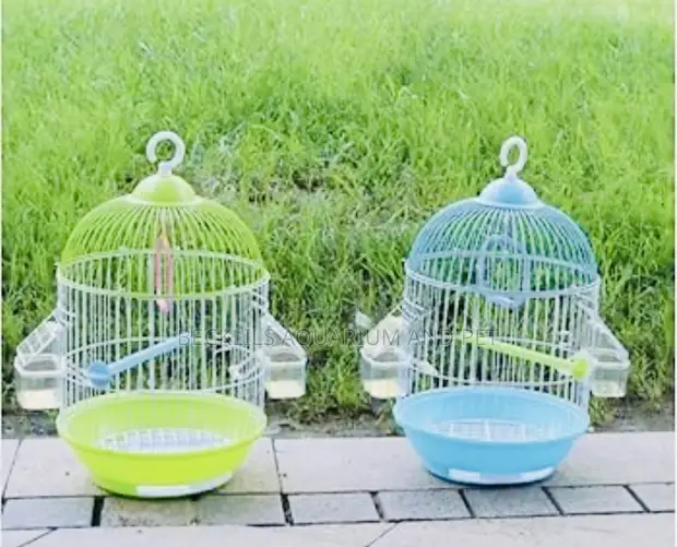 2 Mini Bird Cages - Different Designs - 1