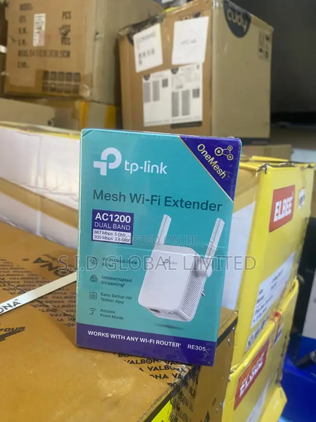 TP-Link RE305 AC1200 Dual Band Mesh Wi-Fi Extender AP - 1