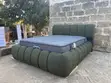 Royal Comfort Double Bed Frame - Green Bouclé - 1