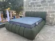Royal Comfort Double Bed Frame - Green Bouclé - 2