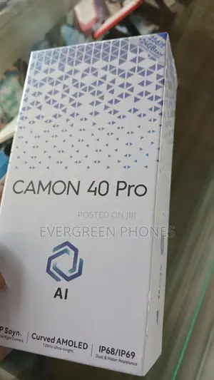 New Tecno Camon 40 Pro 5G 256GB Black