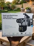 Ubox 4G Solar CCTV Camera with Dual Lens & Floodlight - 2