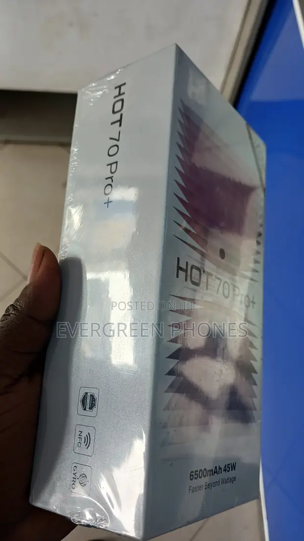 New Infinix Hot 70 Pro 5G+ 256GB Black - 1