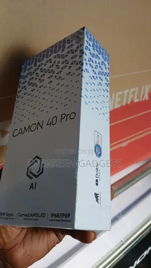 New Tecno Camon 40 Pro 5G 256GB Black