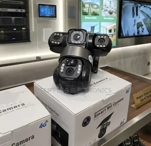 V380 Pro 4G Triple Lens Solar Security Camera