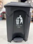 20 Liter Pedal Bin - Black - 2