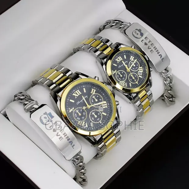 Couples Watch - Gold and Silver - 1