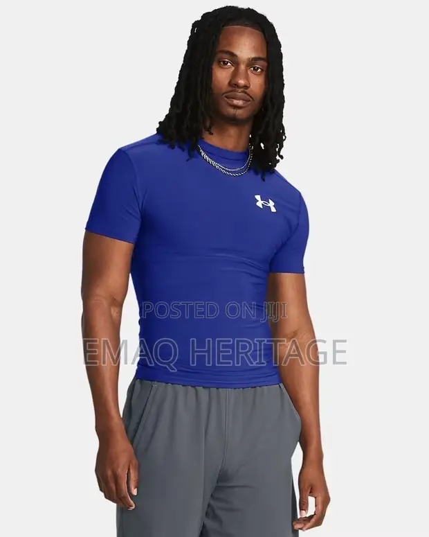 Under Armour Compression Fit T-Shirt - Royal Blue - 1