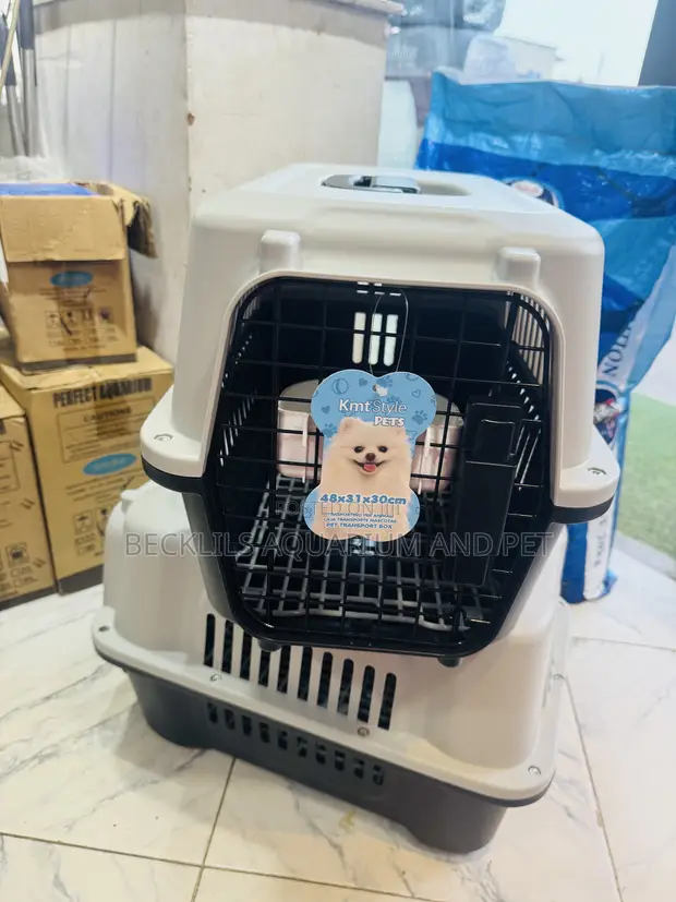 KMR Style Pet Plastic Cage with Bowl - 1