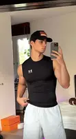 Under Armour Sleeveless Compression Muscle Tank - Black - 2