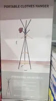 Portable Clothes Hanger with Shelves - 1