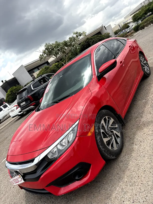 2017 Honda Civic EX Sedan (2.0L 4cyl) Red - 1