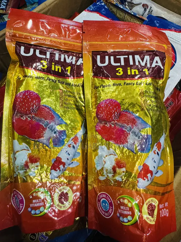 Ultimate 3 in 1 Aquarium Fish Food - 1