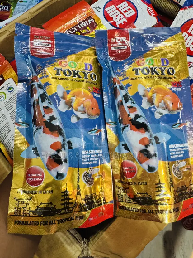 Gold Tokyo Golden Fish Food - 1