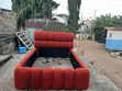 Royal Comfort Terracotta Bouclé Bed Frame - Double - 1