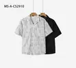 Men's Short-Sleeve Pleated Shirt - 2