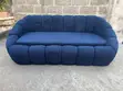 Navy Bouclé Cloud Sofa - Royal Comfort - 2