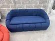 Navy Bouclé Cloud Sofa - Royal Comfort - 3