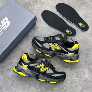 New Balance Sneakers - Black, Ash & Yellow