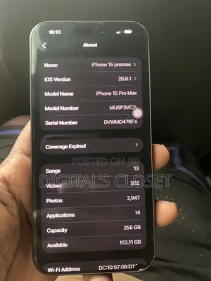 Apple iPhone 15 Pro Max 256GB Black