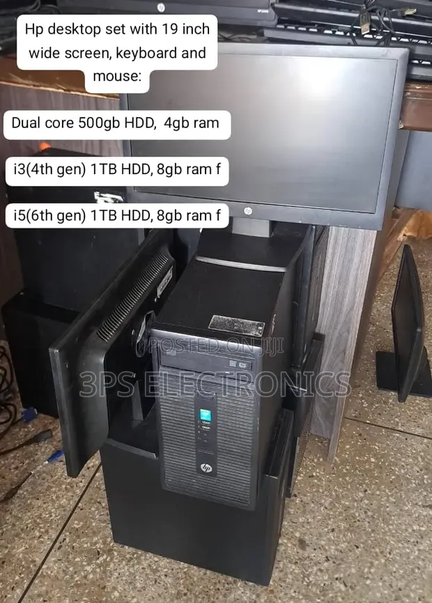 HP EliteDesk 800 G2 Desktop Computer - Intel Core i5, 8GB RAM, 1TB HDD - 1