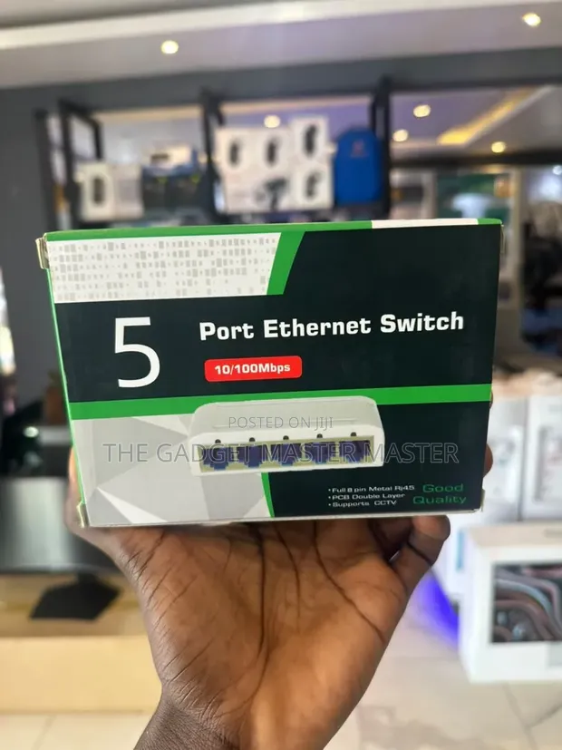 5-Port RJ-45 Ethernet Switch - 1