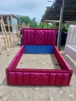 Brand New Wood-Mode Double Bed Frame - 5