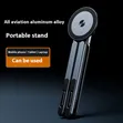 2-in-1 Aluminum Laptop Stand with Phone Holder - 2