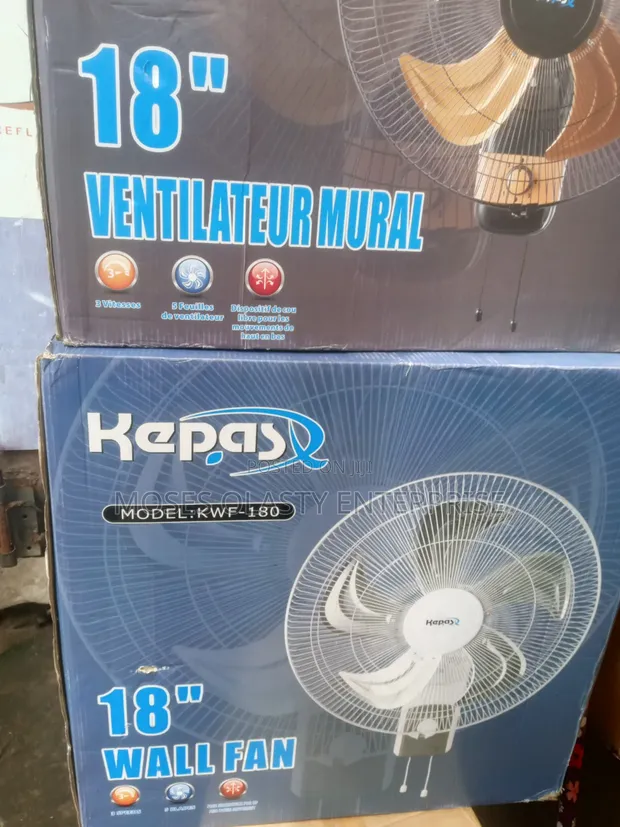 Kepas 18" Wall Fan - Brand New - 1