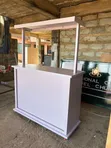 Foldable Cocktail Bar with Wheels - 5