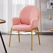Royal Comfort Luxury Makeup & Salon Chair - Pink - 1