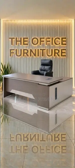 VIG Furniture Executive Desk with Side Return
