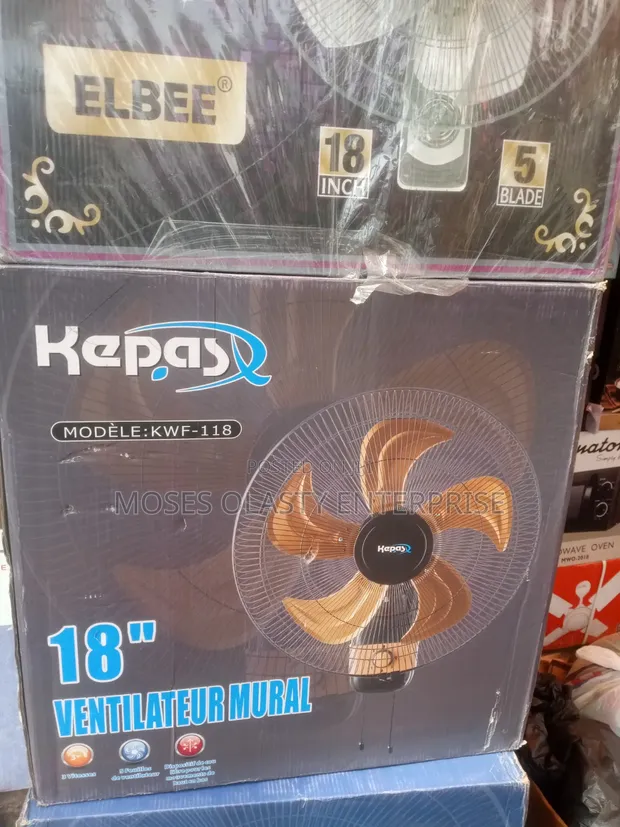 Kepas 18" Metal Wall Fan - 1