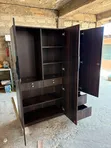 Glossy 3-in-1 Wardrobe with Locker - 2