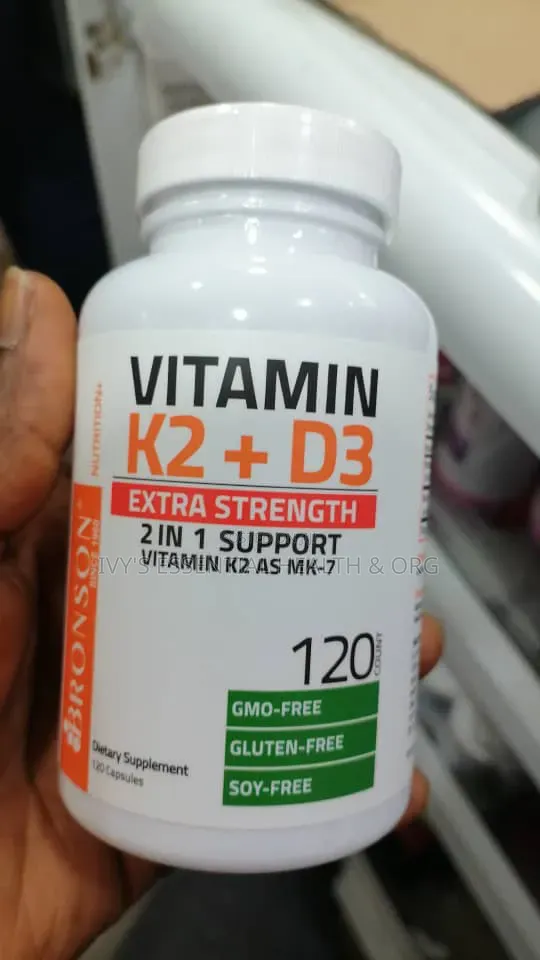 Bronson Vitamin K2 + D3 Extra Strength - 1