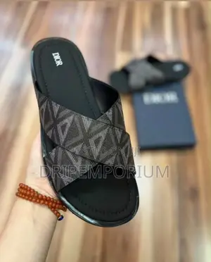 Dior Cross Slide Sandals