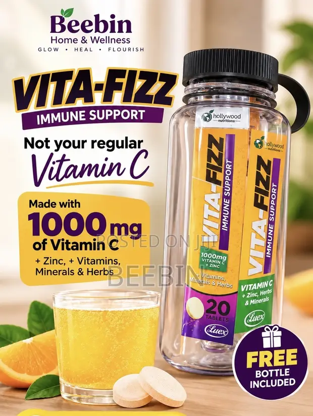 Vita-Fizz 1000mg Vitamin C + Zinc Effervescent Tablets - 1