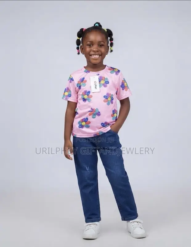 Beautiful Top with Jeans Trousers for Kids - 1
