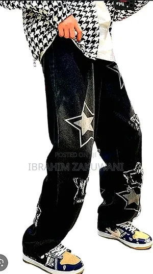 Baggy Jeans - Men's Casual Gray