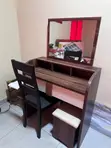 Dressing Table with Large Mirror & Chair - 3