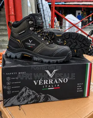 Verrano Italia Steel Toe Heavy Duty Work Boots