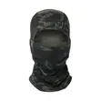 Full Face Tactical Mask - Black Camo - 1